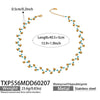 Wholesale Handmade Electroplated Stainless Steel Light Luxury Necklace And Bracelet Set For Women