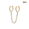Wholesale Handmade Fashion Geometric Tassel Earrings For Women Copper Plated With Real Gold