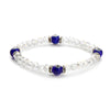 Wholesale Handmade Geometric Agate Stone Beads Stretch Rope Bracelet Unisex
