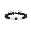 Wholesale Handmade Geometric Agate Tiger Eye Volcanic Stone Unisex Adjustable Bracelet