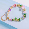 Wholesale Handmade Geometric Copper Natural Stone Beaded Women's Bracelet