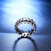 Wholesale Handmade Geometric Cross Ring In Stainless Steel For Men And Unisex Fashion Jewelry