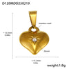 Wholesale Handmade Geometric Fivepointed Star And Ferris Wheel Pendant Necklace For Women Titanium Steel 18K Gold Plated