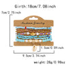 Wholesale Handmade Geometric Glass Shell Bead Bracelet Unisex Jewelry