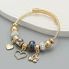 Wholesale Handmade Geometric Gold Stainless Steel Adjustable Bracelet Jewelry