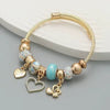 Wholesale Handmade Geometric Gold Stainless Steel Adjustable Bracelet Jewelry