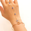 Wholesale Handmade Geometric Iron Finger Bracelet Women's Hand Accessory