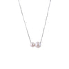Wholesale Handmade Geometric Natural Pearl S925 Silver Clavicle Necklace For Women
