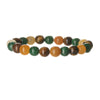 Wholesale Handmade Geometric Natural Stone Agate Beaded Bracelet