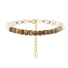 Wholesale Handmade Geometric Silver Electroplated Freshwater Pearl Bracelet For Women