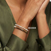 Wholesale Handmade Geometric Silver Electroplated Freshwater Pearl Bracelet For Women