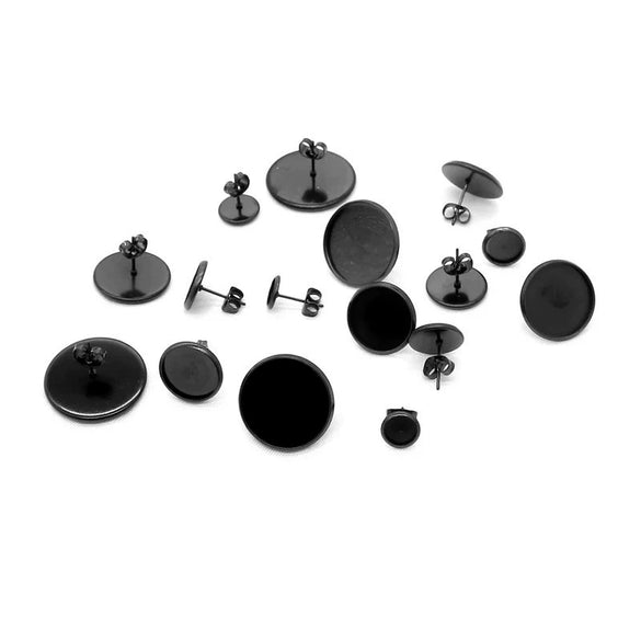 Wholesale Handmade Geometric Stainless Steel Multicolor Electroplated Women's Earrings Accessories