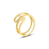 Wholesale Handmade Geometric 316L Stainless Steel Ring Jewelry Electroplated Unisex