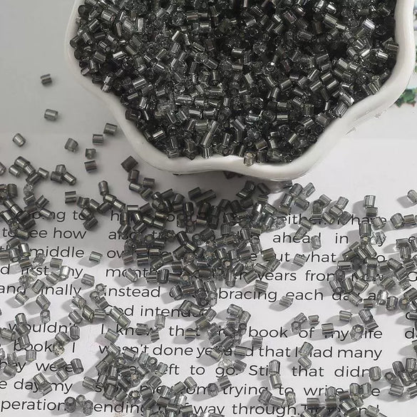 Wholesale Handmade Glass And Silver Tube Beads Clothing Accessories