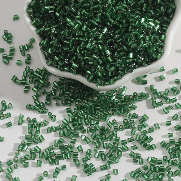 Wholesale Handmade Glass And Silver Tube Beads Clothing Accessories