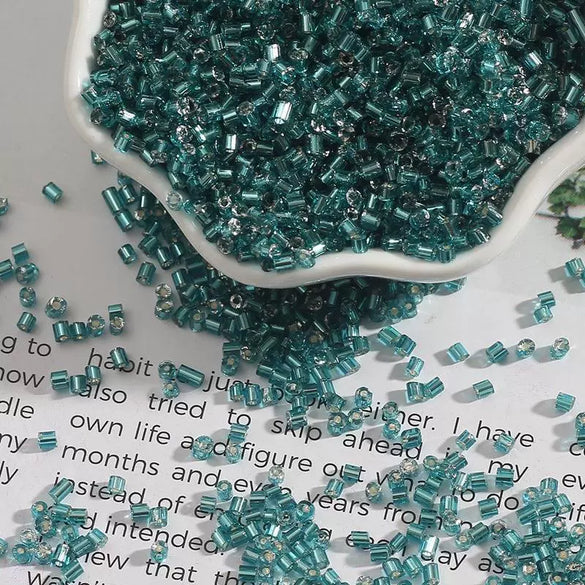 Wholesale Handmade Glass And Silver Tube Beads Clothing Accessories