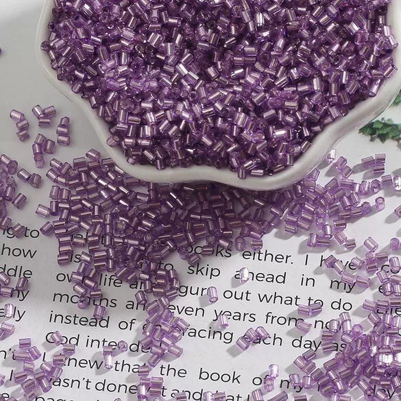 Wholesale Handmade Glass And Silver Tube Beads Clothing Accessories