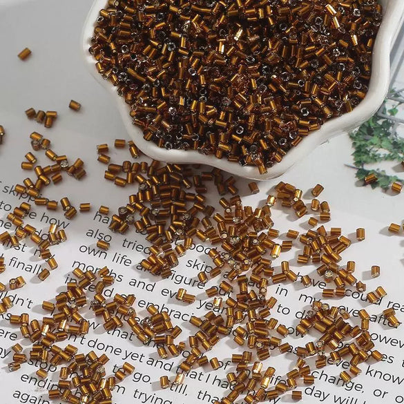 Wholesale Handmade Glass And Silver Tube Beads Clothing Accessories