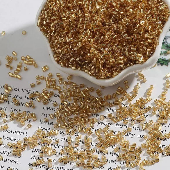 Wholesale Handmade Glass And Silver Tube Beads Clothing Accessories