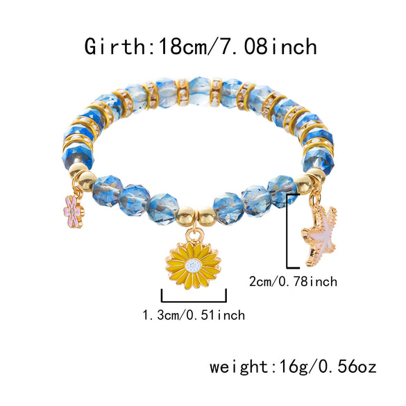 Wholesale Handmade Glass Animal Zodiac Style Bracelet And Anklet For Women