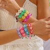 Wholesale Handmade Glass Flower Bracelet And Anklet For Women