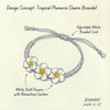Wholesale Handmade Glass Flower Bracelet And Anklet For Women