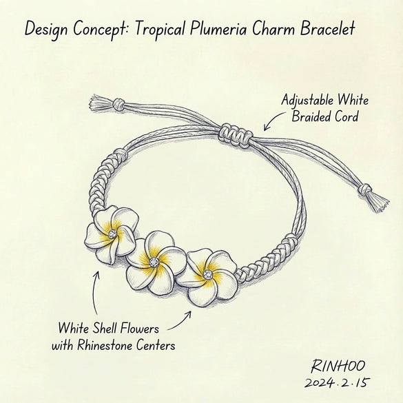 Wholesale Handmade Glass Flower Bracelet And Anklet For Women