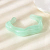 Wholesale Handmade Irregular Flowershaped Transparent Green Resin Bracelet Jewelry For Women