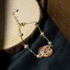 Wholesale Handmade Jewelry Specialshaped Pearl Bracelet Geometric Style Electroplated