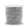 Wholesale Handmade Jewelry Stainless Steel And Pure Silver Cuban Thin Chain With Two Side Grinding And Electroplating