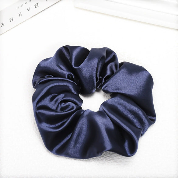 Wholesale Handmade Minimalist Natural Cloth Hair Ring Solid Color Hair Accessories