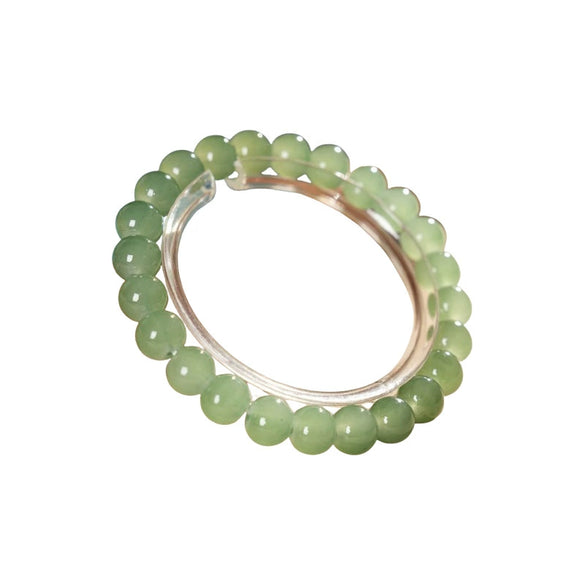 Wholesale Handmade Natural Jasper Chalcedony Geometric Beaded Women's Highend Bracelet