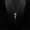 Wholesale Handmade Natural Pearl Sweater Chain With Long Pendant Retro Geometric Style Nonfading Electroplated Jewelry For Women