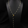 Wholesale Handmade Natural Pearl Sweater Chain With Long Pendant Retro Geometric Style Nonfading Electroplated Jewelry For Women