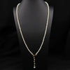 Wholesale Handmade Natural Pearl Sweater Chain With Long Pendant Retro Geometric Style Nonfading Electroplated Jewelry For Women