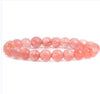 Wholesale Handmade Natural Stone Agate Beaded Bracelet With Geometric Pattern