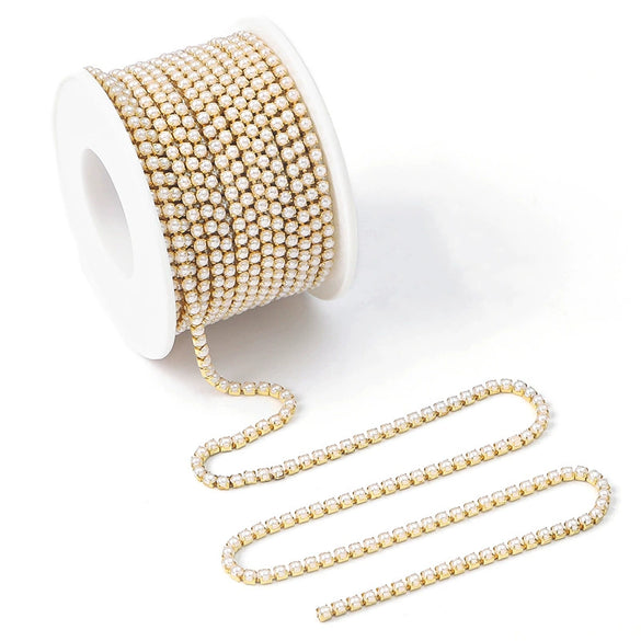 Wholesale Handmade Natural Style Rhinestone Claw Pearl Gold And Silver Bottom Claw Diamond Beaded Necklace Jewelry Accessories