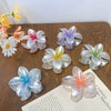 Wholesale Handmade Plastic Resin Egg Flower Hairpin For Women High Level Elegant Hair Accessories