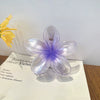 Wholesale Handmade Plastic Resin Egg Flower Hairpin For Women High Level Elegant Hair Accessories