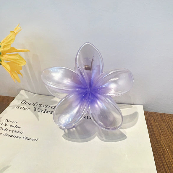 Wholesale Handmade Plastic Resin Egg Flower Hairpin For Women High Level Elegant Hair Accessories