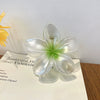 Wholesale Handmade Plastic Resin Egg Flower Hairpin For Women High Level Elegant Hair Accessories