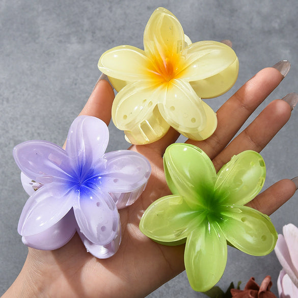 Wholesale Handmade Plumeria Clip Women's Highend Hair Accessories