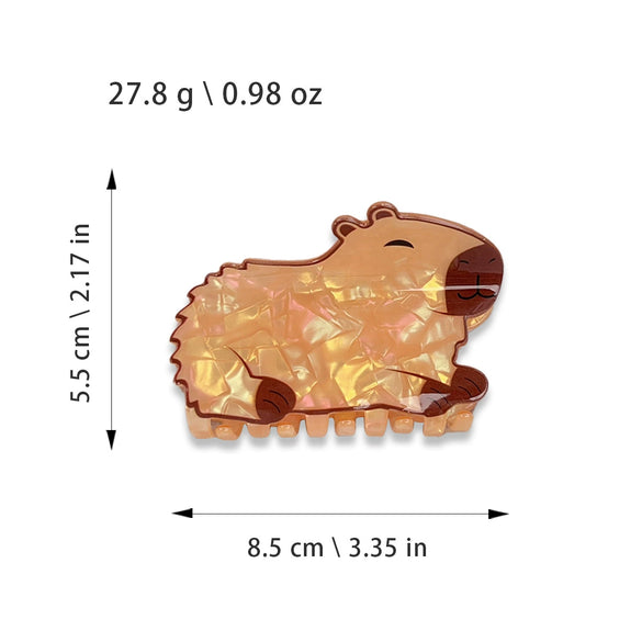 Wholesale Handmade Pvc Animal Shaped Cute Hair Claw Clip For Women