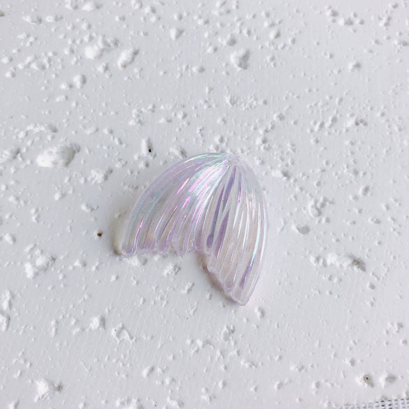 Wholesale Handmade Resin And Plastic Fishtail Stud Earrings With Magic Color Gradient Natural Style And Environmental Protection Treatment