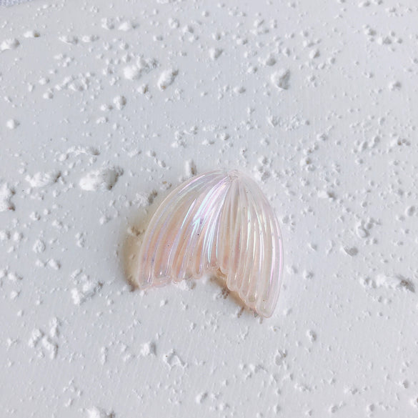 Wholesale Handmade Resin And Plastic Fishtail Stud Earrings With Magic Color Gradient Natural Style And Environmental Protection Treatment