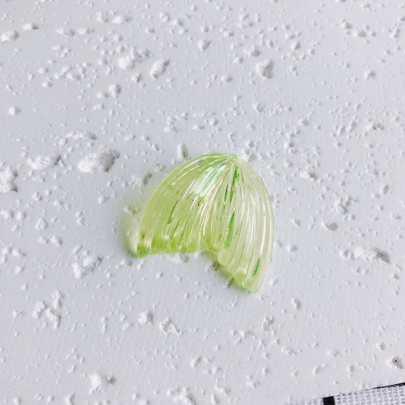 Wholesale Handmade Resin And Plastic Fishtail Stud Earrings With Magic Color Gradient Natural Style And Environmental Protection Treatment