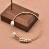 Wholesale Handmade Retro Natural Freshwater Pearl Electroplated Bracelet For Women