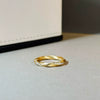 Wholesale Handmade S925 Sterling Silver Geometric Diamond Ring With Electroplating For Female Niche Design Sense