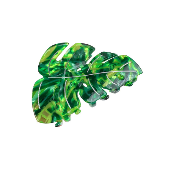 Wholesale Handmade Small Fresh Leaf Acetic Acid Hair Clip For Women