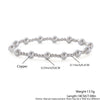 Wholesale Handmade Stackable Elastic Cord Bracelet Set With Round Beads Copper Platinum Plated